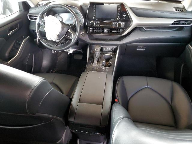 5TDGZRBH0NS181214 - 2022 TOYOTA HIGHLANDER XLE BLUE photo 8