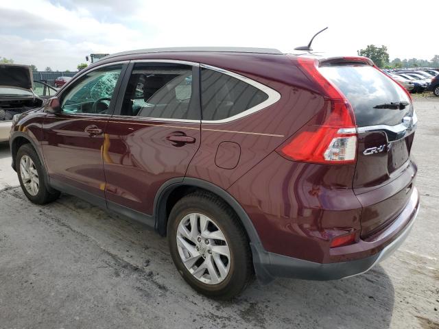 2HKRM3H71FH509802 - 2015 HONDA CR-V EXL BURGUNDY photo 2