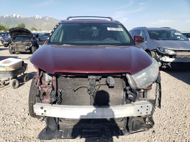 5TDJKRFHXGS268111 - 2016 TOYOTA HIGHLANDER XLE RED photo 5