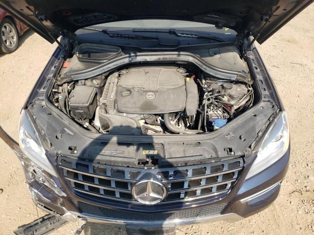 4JGDA5HB3FA619076 - 2015 MERCEDES-BENZ ML 350 4MATIC BLUE photo 11