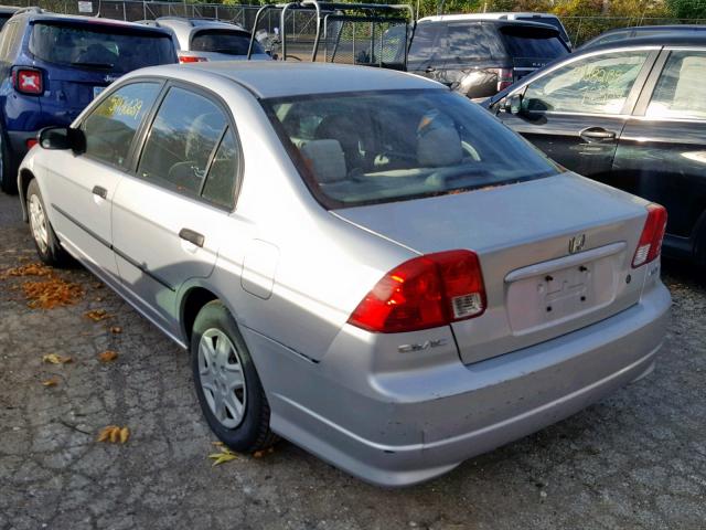 2HGES163X5H040887 - 2005 HONDA CIVIC DX VP  foto 3