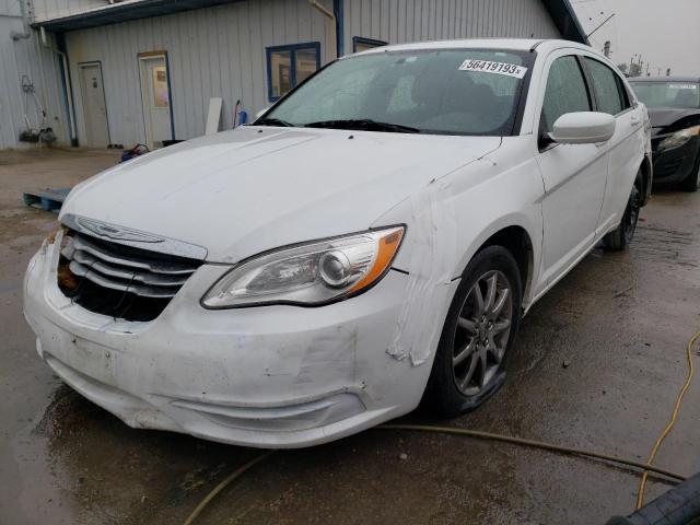 1C3CCBAB0DN640917 - 2013 CHRYSLER 200 LX WHITE photo 1