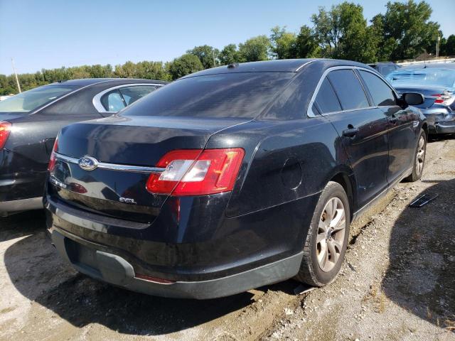 1FAHP2EW9BG136778 - 2011 FORD TAURUS SEL BLACK photo 4