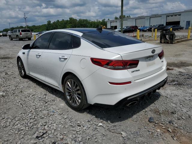 5XXGV4L26KG322308 - 2019 KIA OPTIMA SXL WHITE photo 2