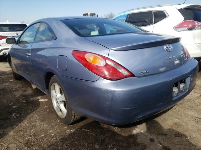 4T1CA30P45U052994 - 2005 TOYOTA CAMRY SOLA SE BLUE photo 3