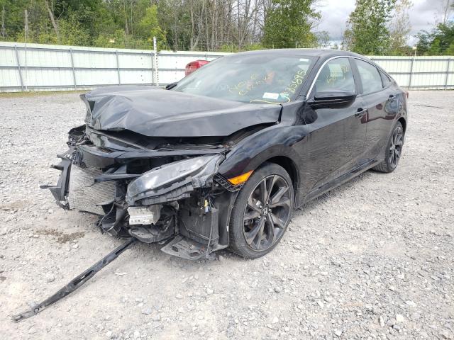 2HGFC2F81KH532125 - 2019 HONDA CIVIC SPORT 黑色 照片 2