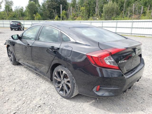 2HGFC2F81KH532125 - 2019 HONDA CIVIC SPORT BLACK photo 3