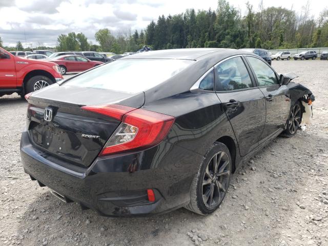 2HGFC2F81KH532125 - 2019 HONDA CIVIC SPORT BLACK photo 4