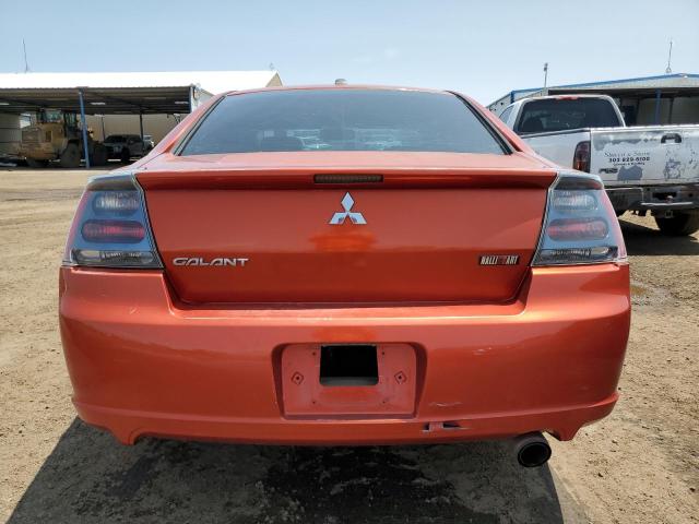 4A3AB76T57E038505 - 2007 MITSUBISHI GALANT RALLIART ORANGE photo 6