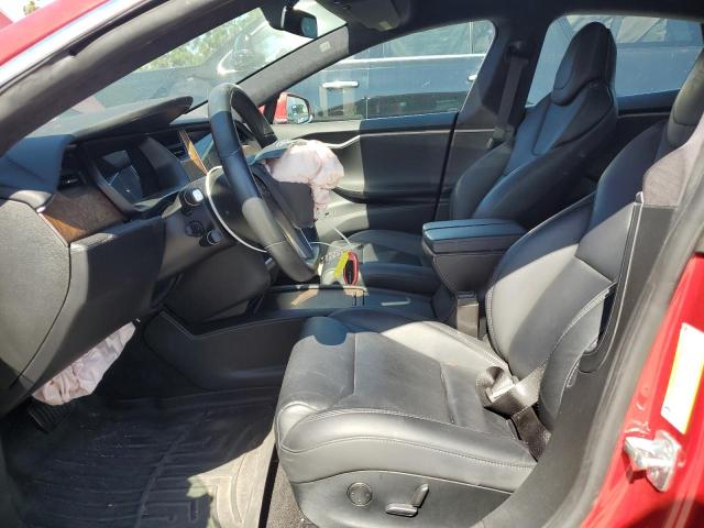 5YJSA1E23JF291344 - 2018 TESLA MODEL S RED photo 10