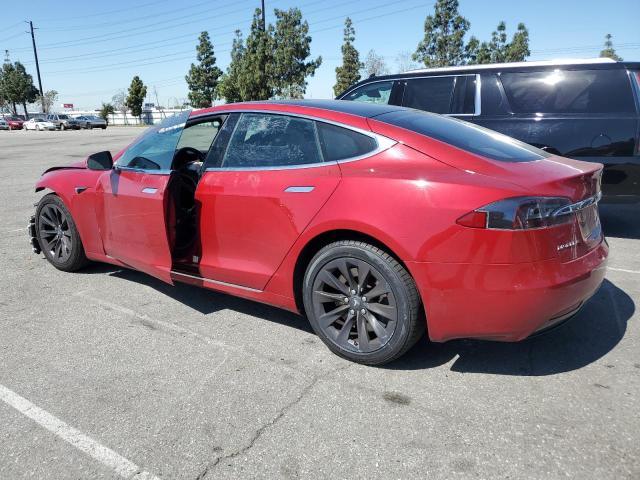 5YJSA1E23JF291344 - 2018 TESLA MODEL S RED photo 2