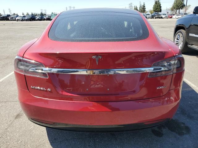 5YJSA1E23JF291344 - 2018 TESLA MODEL S RED photo 6