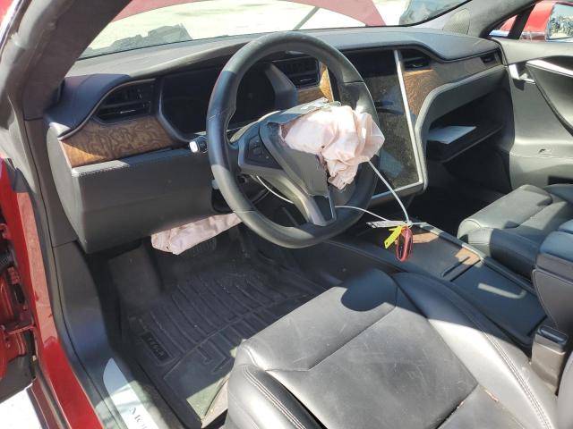 5YJSA1E23JF291344 - 2018 TESLA MODEL S RED photo 8