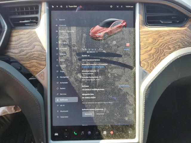 5YJSA1E23JF291344 - 2018 TESLA MODEL S RED photo 9