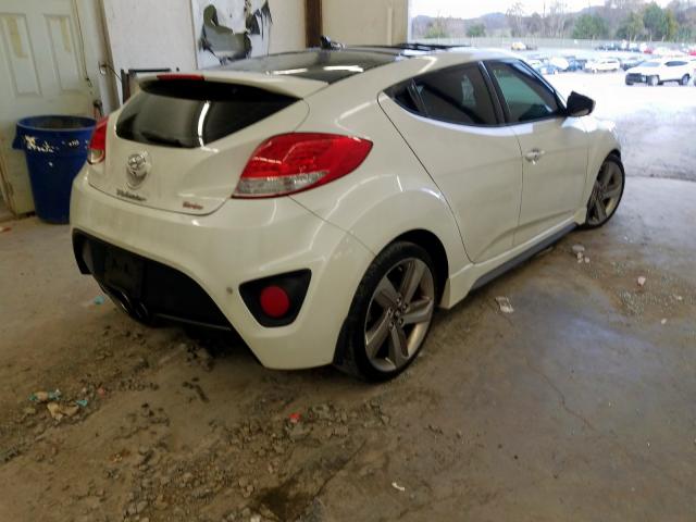 KMHTC6AE2EU185505 - 2014 HYUNDAI VELOSTER TURBO  photo 4