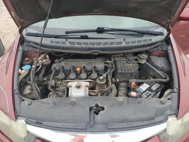 19XFA16929E001528 - 2009 HONDA CIVIC EXL MAROON photo 11