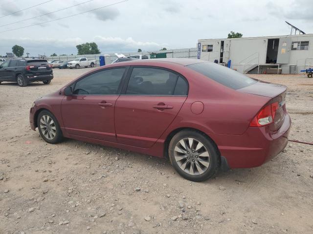19XFA16929E001528 - 2009 HONDA CIVIC EXL MAROON photo 2