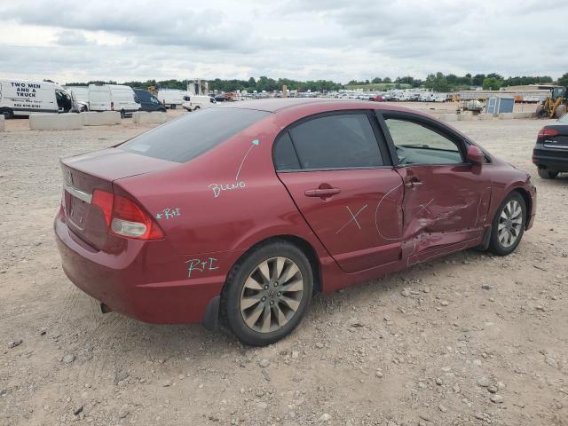19XFA16929E001528 - 2009 HONDA CIVIC EXL MAROON photo 3