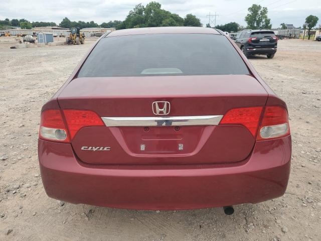 19XFA16929E001528 - 2009 HONDA CIVIC EXL MAROON photo 6