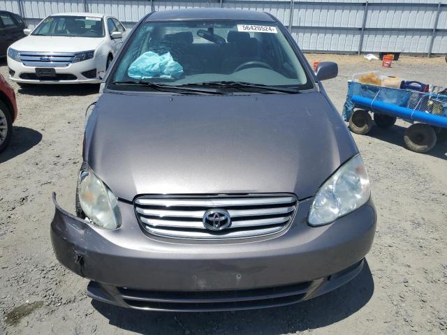 1NXBR32E54Z215408 - 2004 TOYOTA COROLLA CE SILVER photo 5