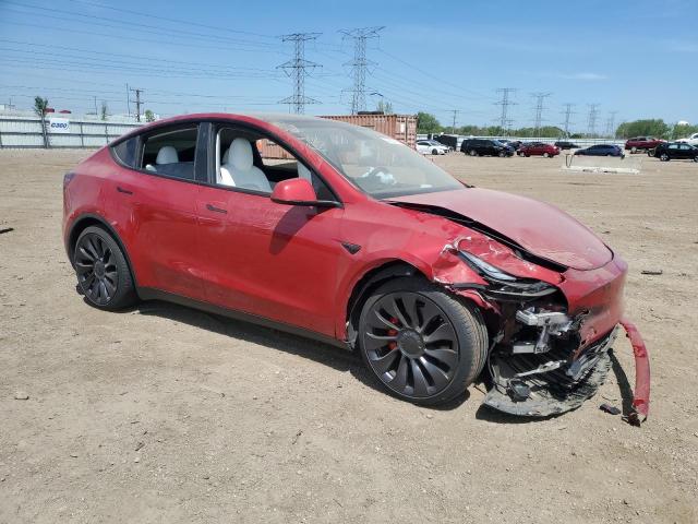 7SAYGDEF4NF466285 - 2022 TESLA MODEL Y Qırmızı foto 4