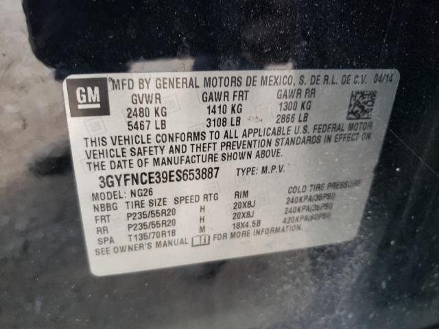 3GYFNCE39ES653887 - 2014 CADILLAC SRX PERFORMANCE COLLECTION Қара фото 13