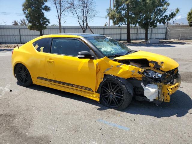 JTKJF5C73C3027150 - 2012 TOYOTA SCION TC 黄色 照片 4