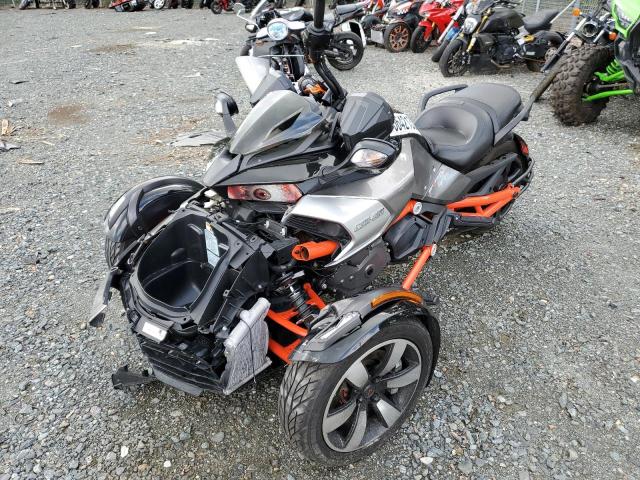 2BXRDDD28FV002390 - 2015 CAN-AM SPYDER ROA F3 GRAY photo 2