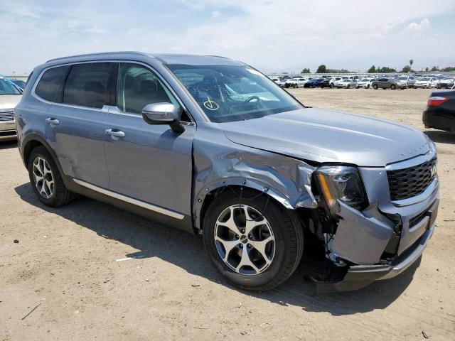 5XYP3DHC4NG246868 - 2022 KIA TELLURIDE EX SILVER photo 4