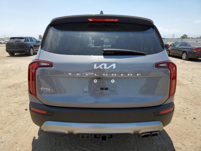 5XYP3DHC4NG246868 - 2022 KIA TELLURIDE EX SILVER photo 6