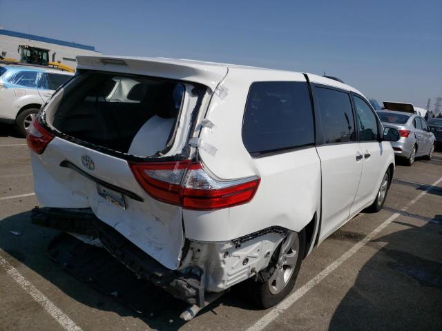 5TDZK3DC1GS693479 - 2016 TOYOTA SIENNA WHITE photo 3