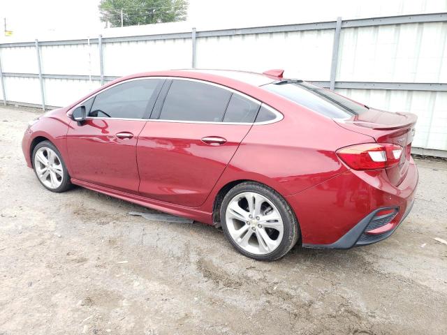 1G1BF5SM9J7175630 - 2018 CHEVROLET CRUZE PREMIER RED photo 2