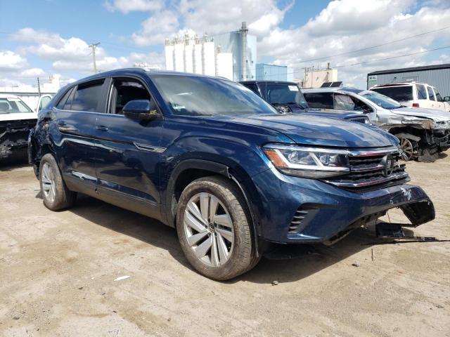 1V2HE2CAXMC204778 - 2021 VOLKSWAGEN ATLAS CROS SE Bleu photo 4
