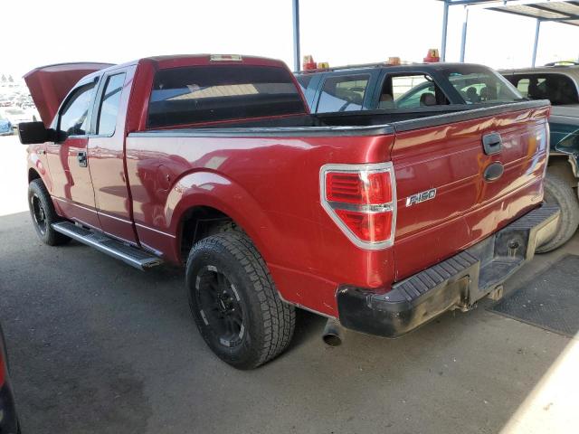 1FTFX1CF6BFB45376 - 2011 FORD F150 SUPER CAB RED photo 2