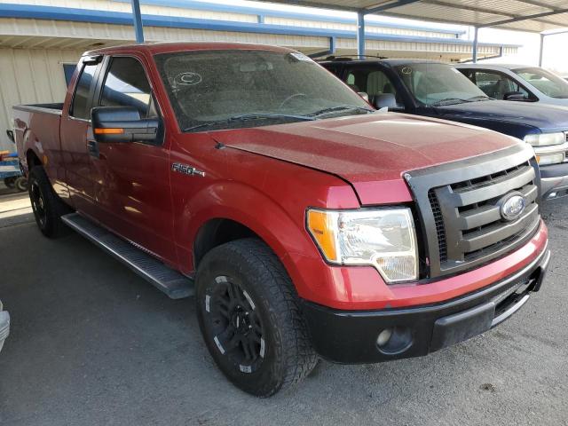 1FTFX1CF6BFB45376 - 2011 FORD F150 SUPER CAB RED photo 4