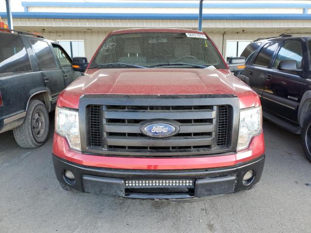 1FTFX1CF6BFB45376 - 2011 FORD F150 SUPER CAB RED photo 5