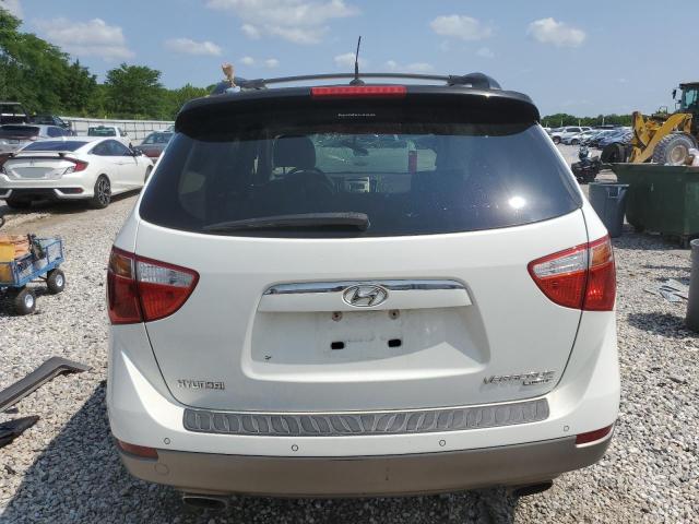 KM8NU4CC8BU146063 - 2011 HYUNDAI VERACRUZ GLS WHITE photo 6