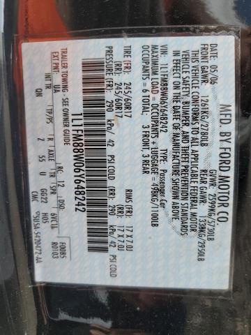 1L1FM88W06Y648242 - 2006 LINCOLN TOWN CAR EXECUTIVE BLACK photo 12