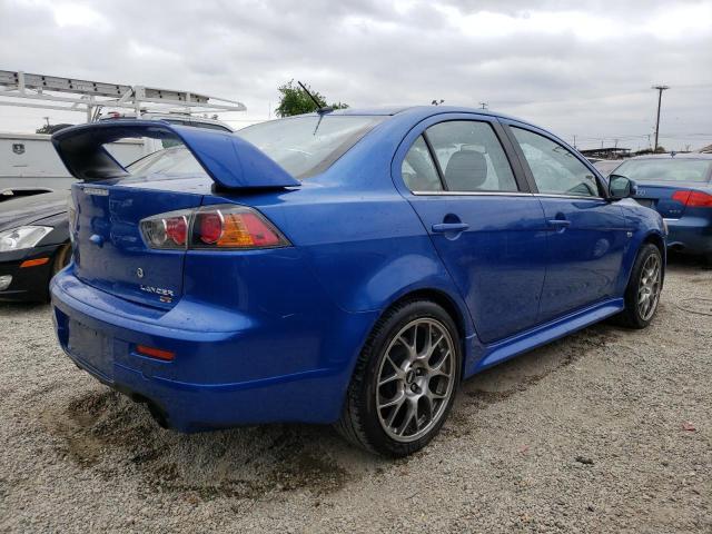 JA32V6FV1FU012481 - 2015 MITSUBISHI LANCER RALLIART BLUE photo 3