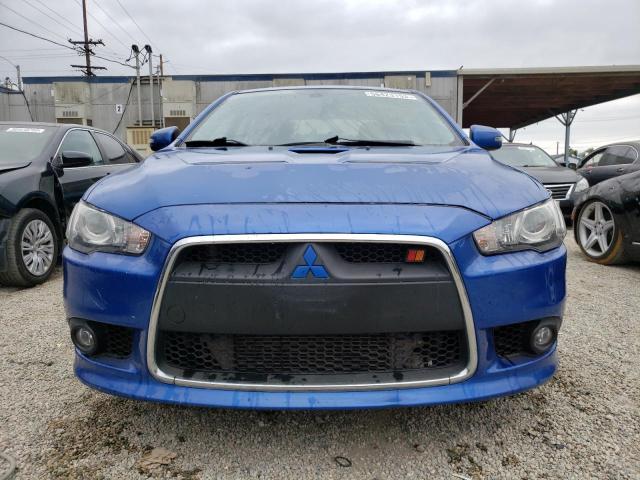 JA32V6FV1FU012481 - 2015 MITSUBISHI LANCER RALLIART BLUE photo 5