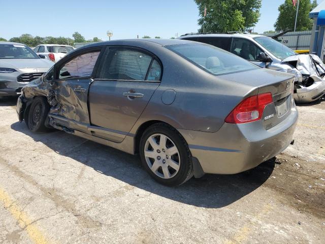 1HGFA15528L048337 - 2008 HONDA CIVIC LX GRAY photo 2