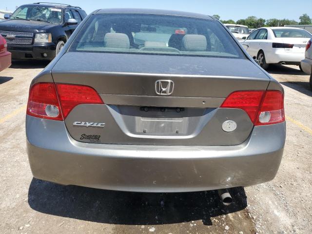 1HGFA15528L048337 - 2008 HONDA CIVIC LX GRAY photo 6