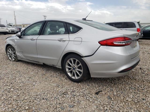 3FA6P0LU8HR265335 - 2017 FORD FUSION SE HYBRID SILVER photo 2