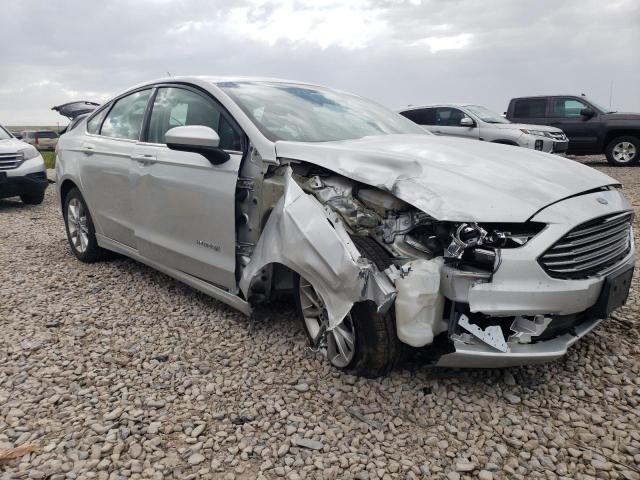 3FA6P0LU8HR265335 - 2017 FORD FUSION SE HYBRID SILVER photo 4