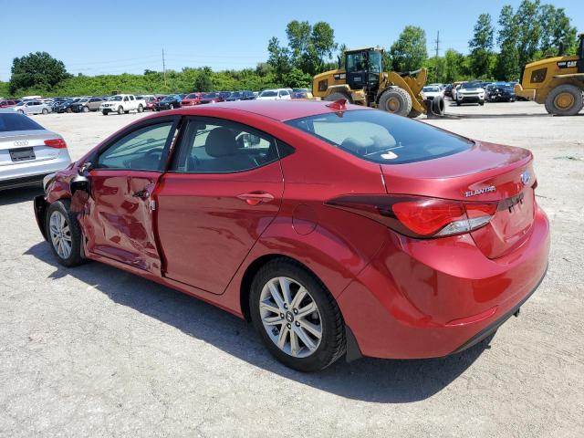 KMHDH4AE7FU249615 - 2015 HYUNDAI ELANTRA SE RED photo 2