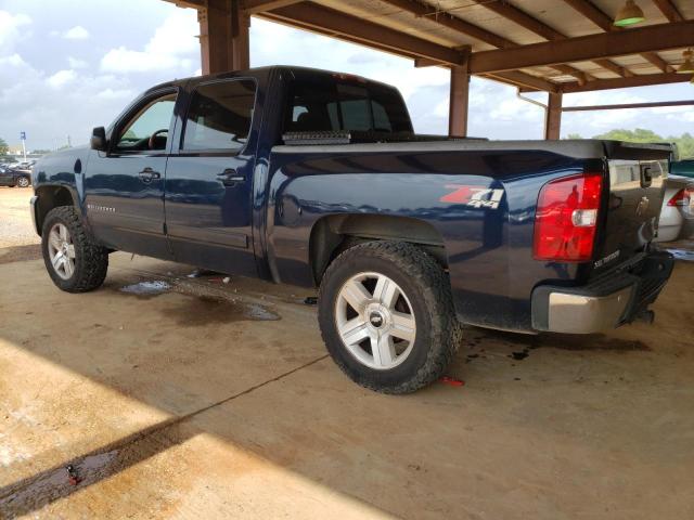 2GCEK13M671535644 - 2007 CHEVROLET SILVERADO K1500 CREW CAB BLUE photo 2