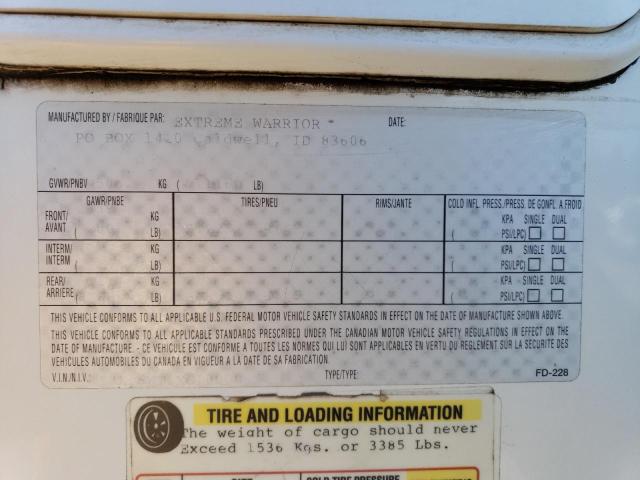 53A26WT2XC1000065 - 2012 EXTR TRAVEL TRL WHITE photo 10