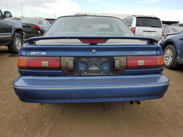 JT2AE98J3M3457762 - 1991 TOYOTA COROLLA GT-S BLUE photo 6