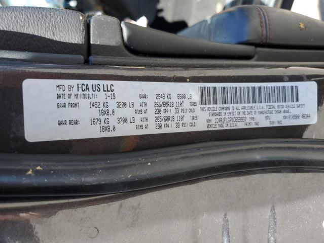 1C4RJFLG7KC659937 - 2019 JEEP GRAND CHER TRAILHAWK 灰色 照片 13