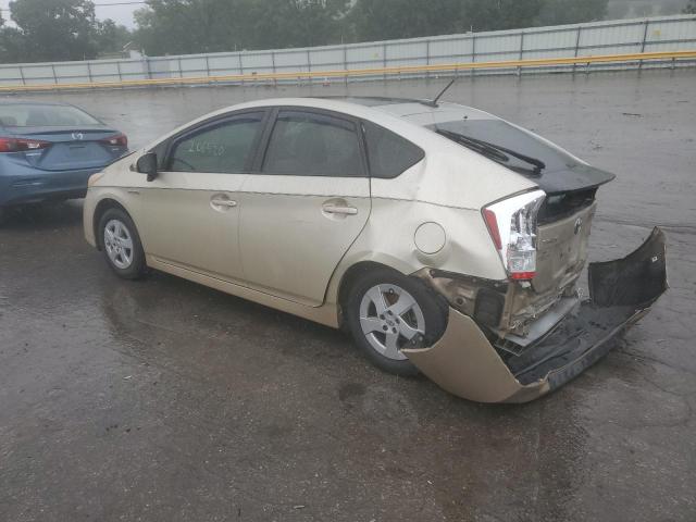 JTDKN3DU7B0254767 - 2011 TOYOTA PRIUS GOLD photo 2